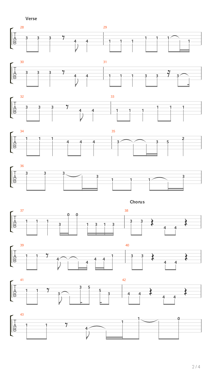 Necu吉他谱