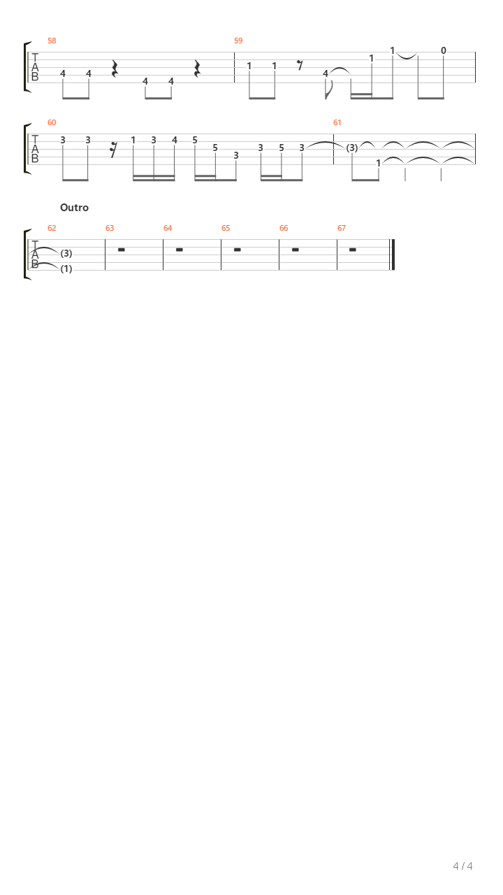 Necu吉他谱