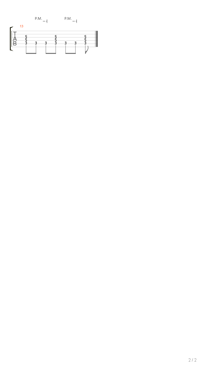 4 Segundos吉他谱
