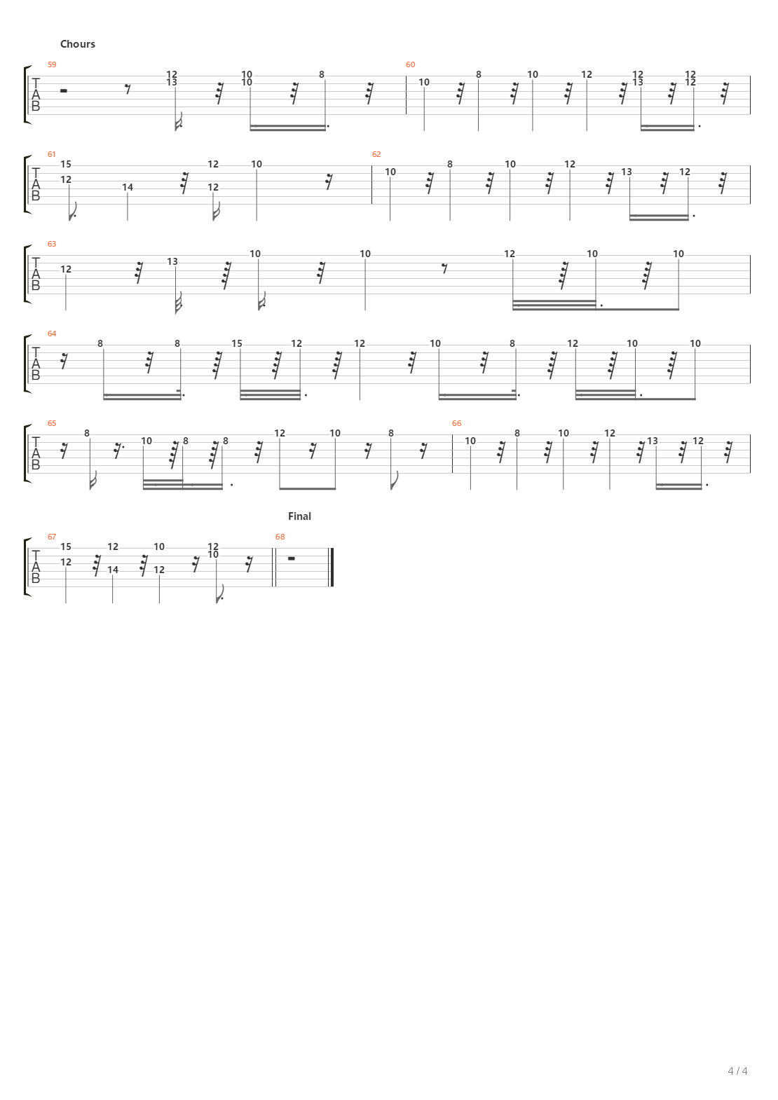 Strong吉他谱