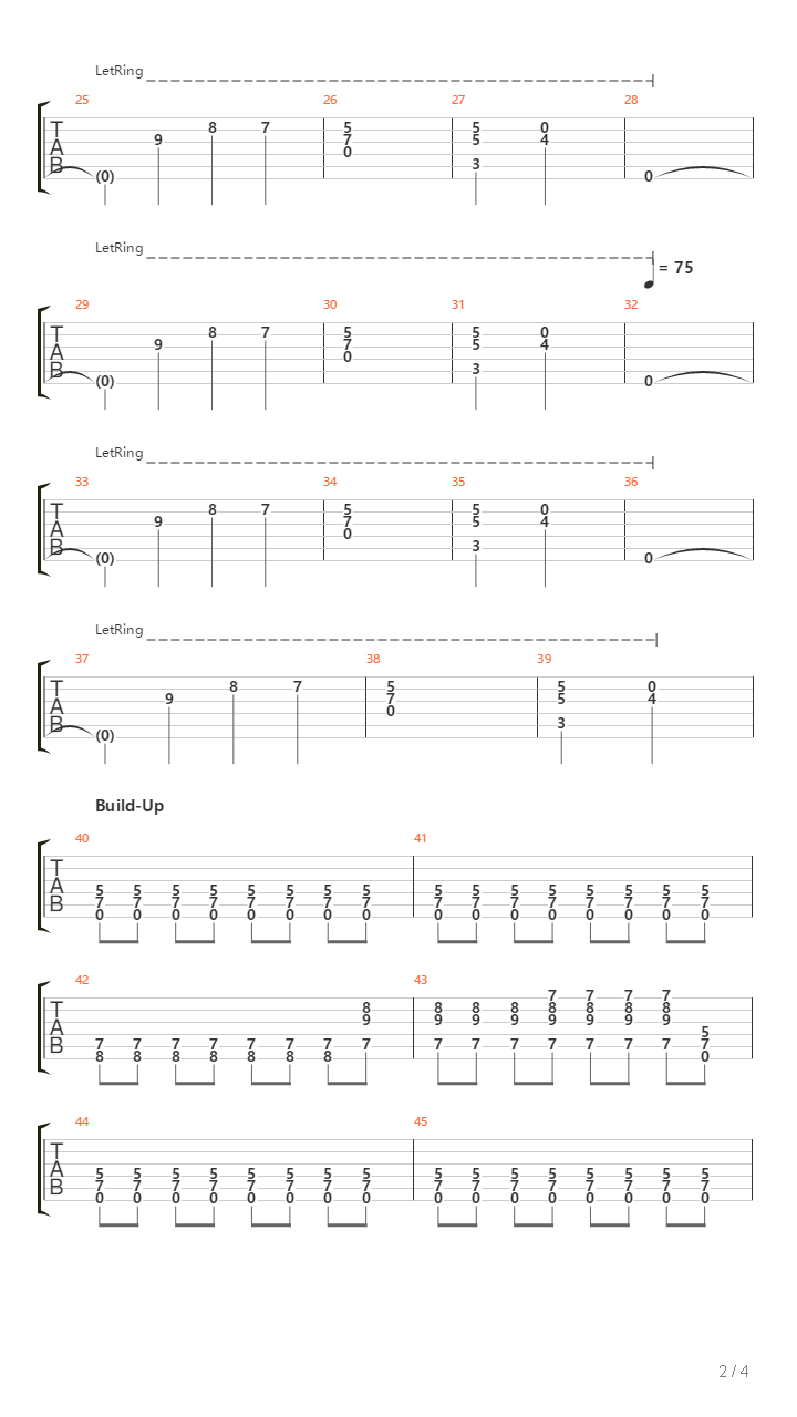 Diaken吉他谱