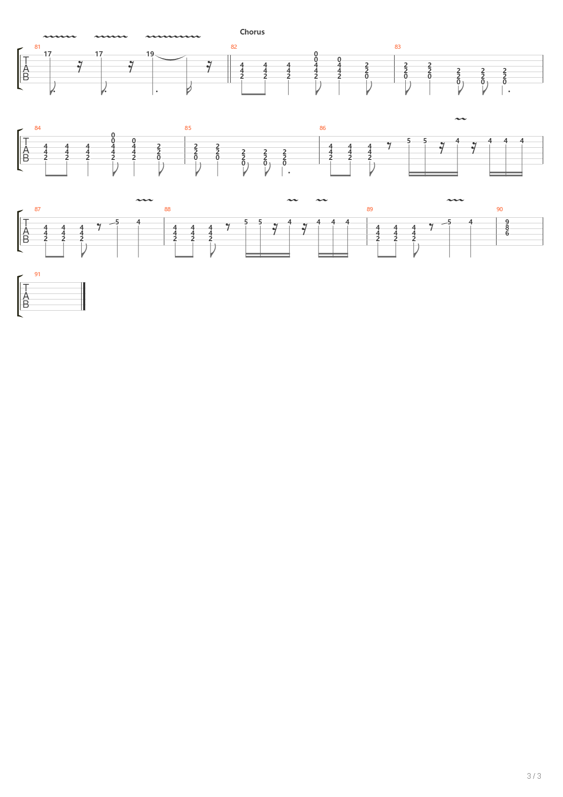 Automatic吉他谱