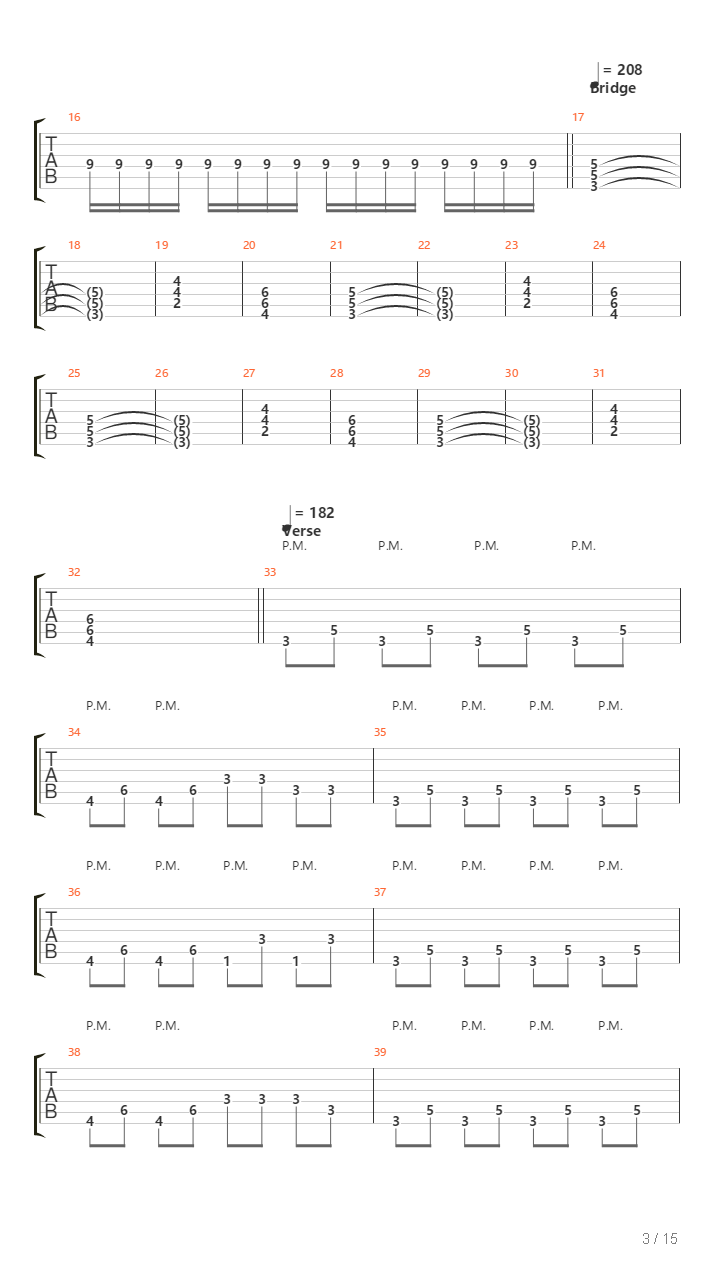 Sorrow Throughout The Nine Worlds吉他谱