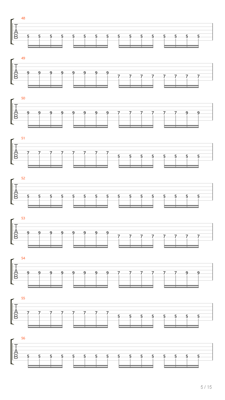 Sorrow Throughout The Nine Worlds吉他谱