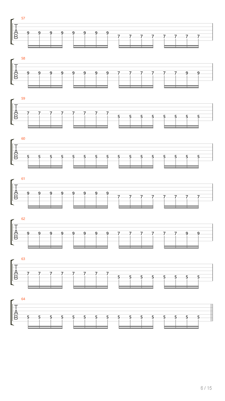 Sorrow Throughout The Nine Worlds吉他谱