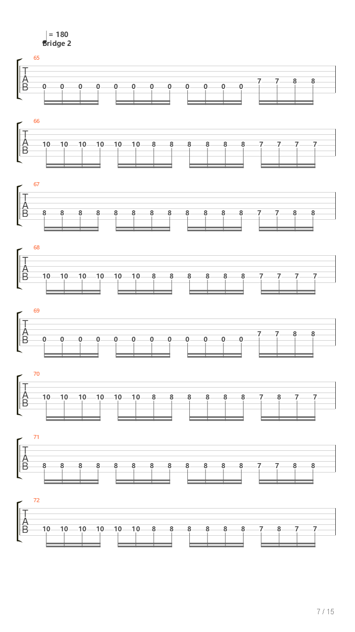 Sorrow Throughout The Nine Worlds吉他谱