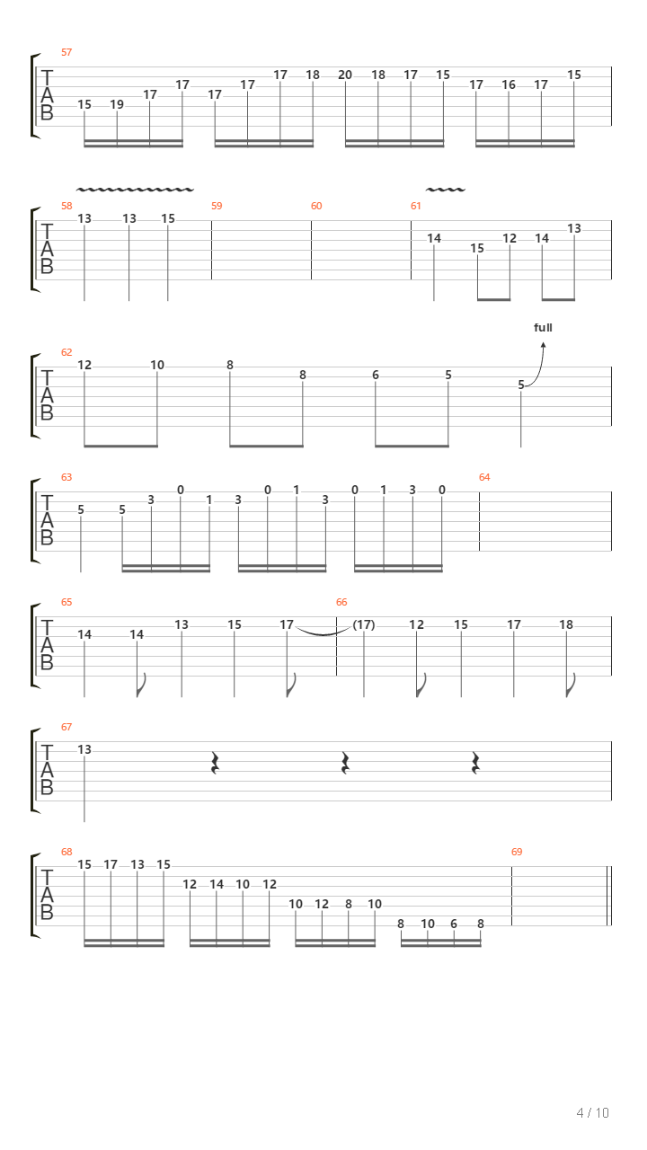 Eastern Rules吉他谱