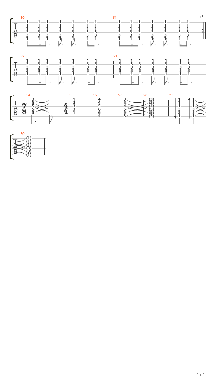 Providence吉他谱
