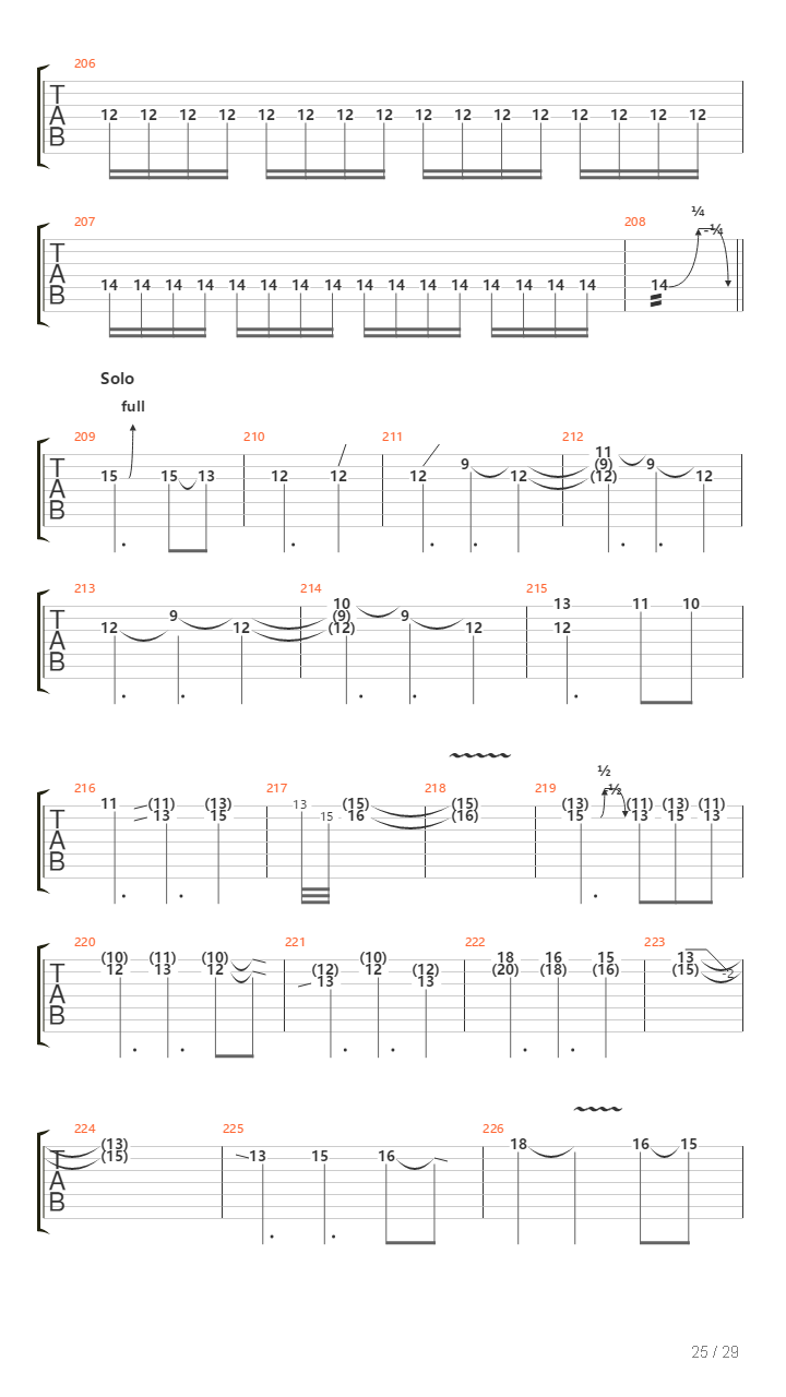 The Veil吉他谱