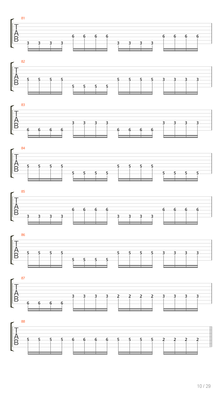 The Veil吉他谱