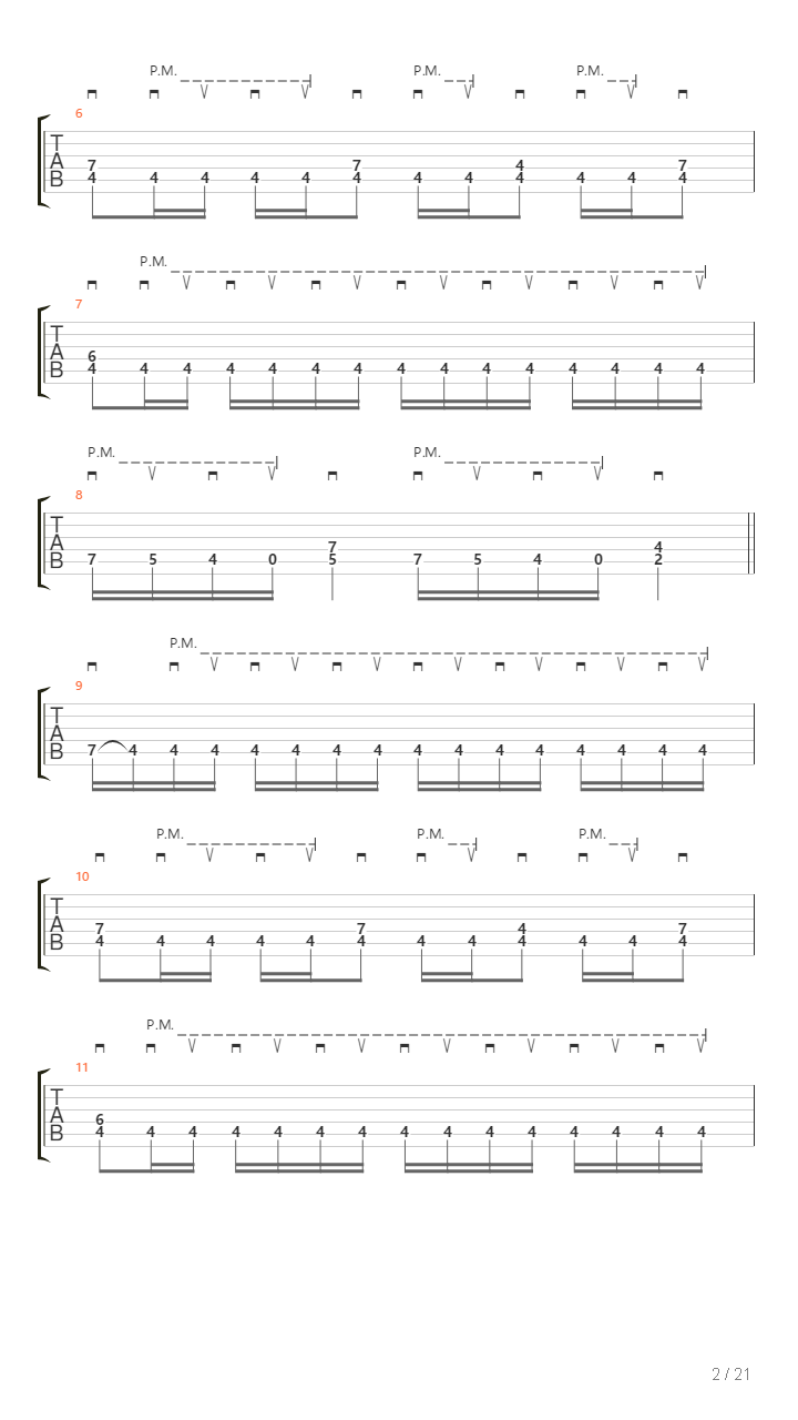 Serpents On Parade吉他谱