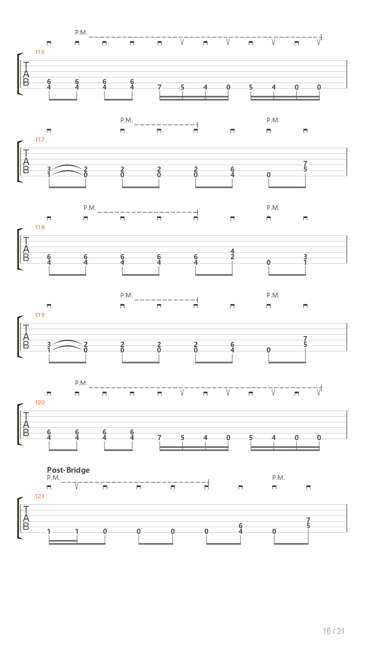 Serpents On Parade吉他谱