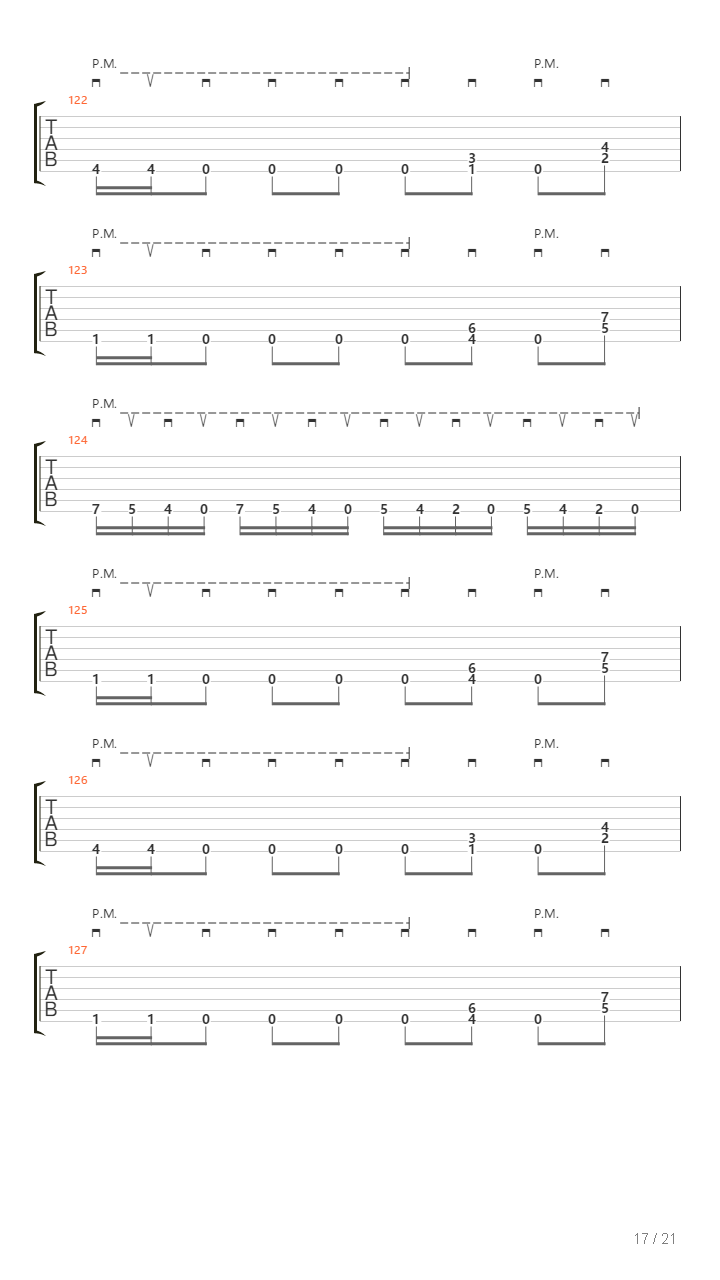 Serpents On Parade吉他谱