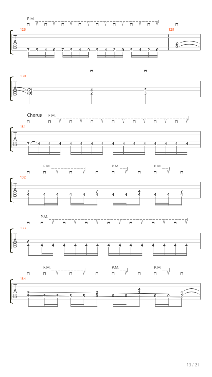 Serpents On Parade吉他谱