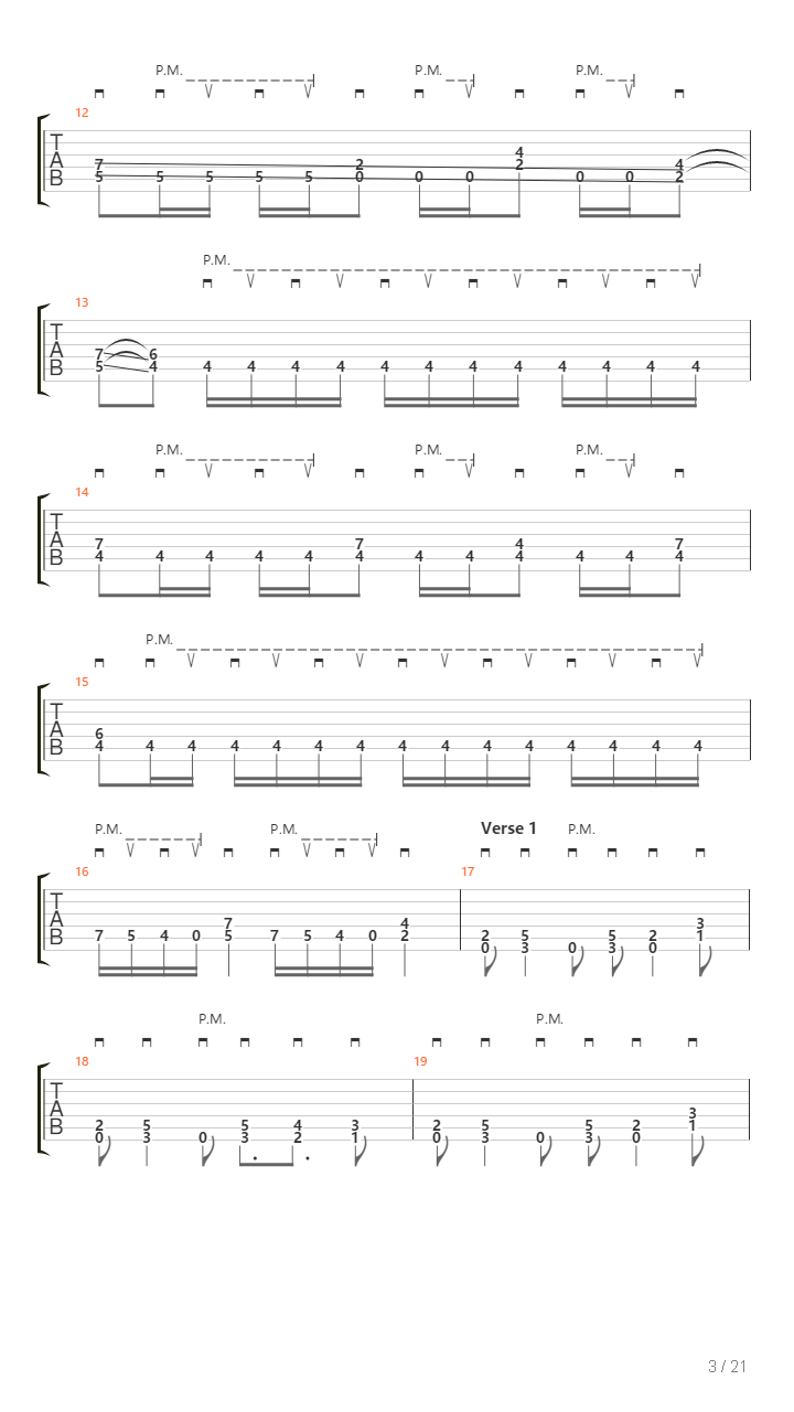 Serpents On Parade吉他谱