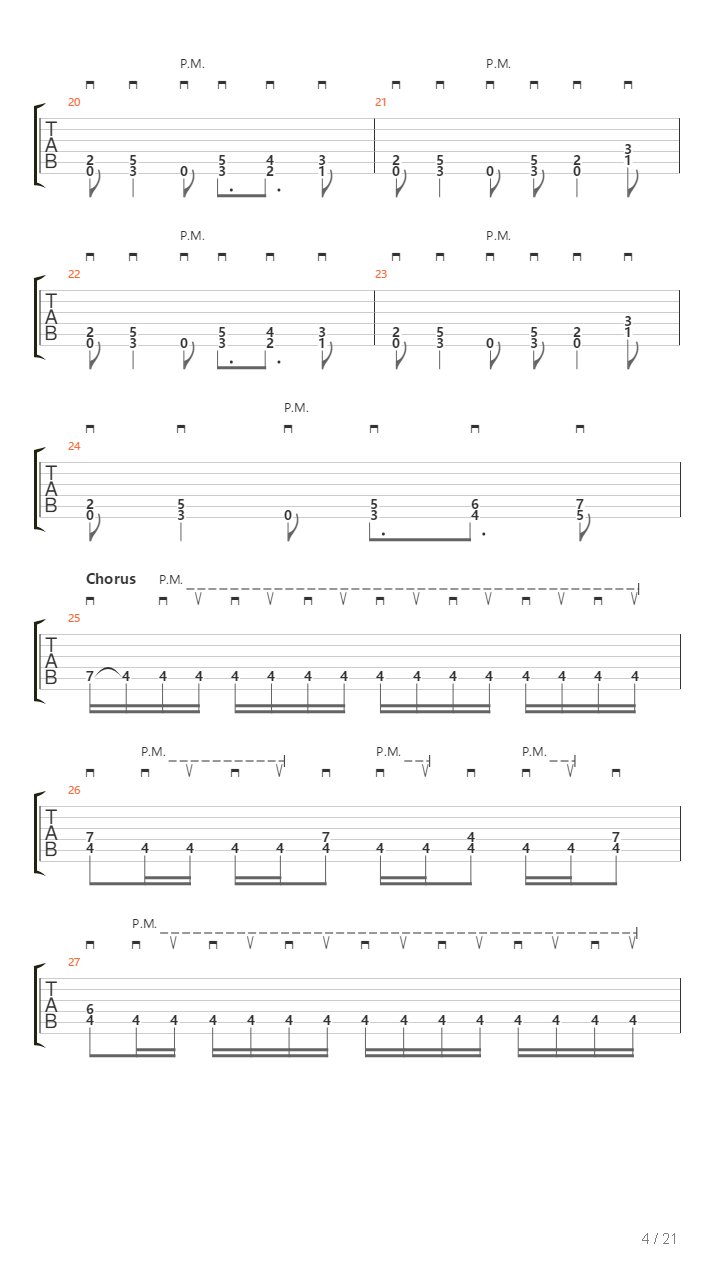 Serpents On Parade吉他谱