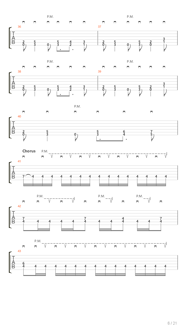 Serpents On Parade吉他谱