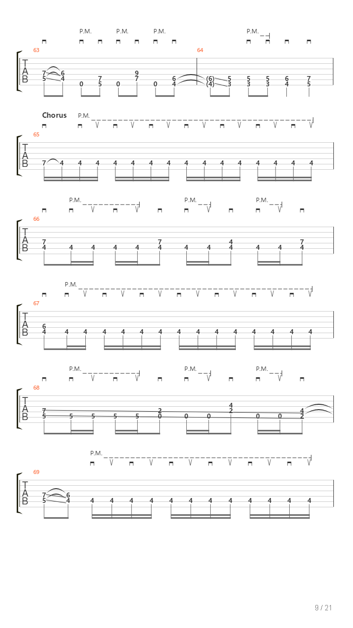 Serpents On Parade吉他谱