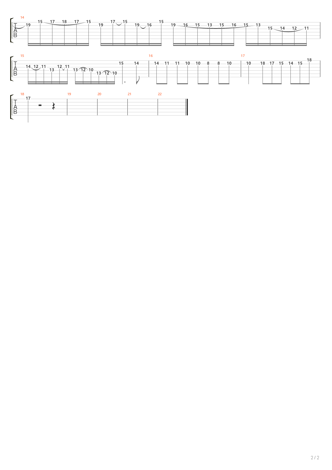 Passing By吉他谱