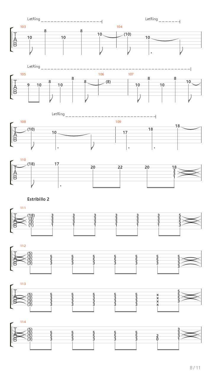 Endless Road吉他谱