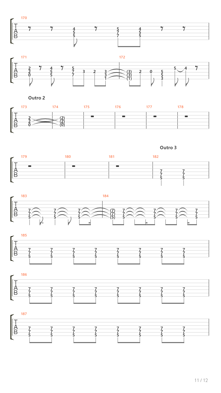 Tu Pars吉他谱