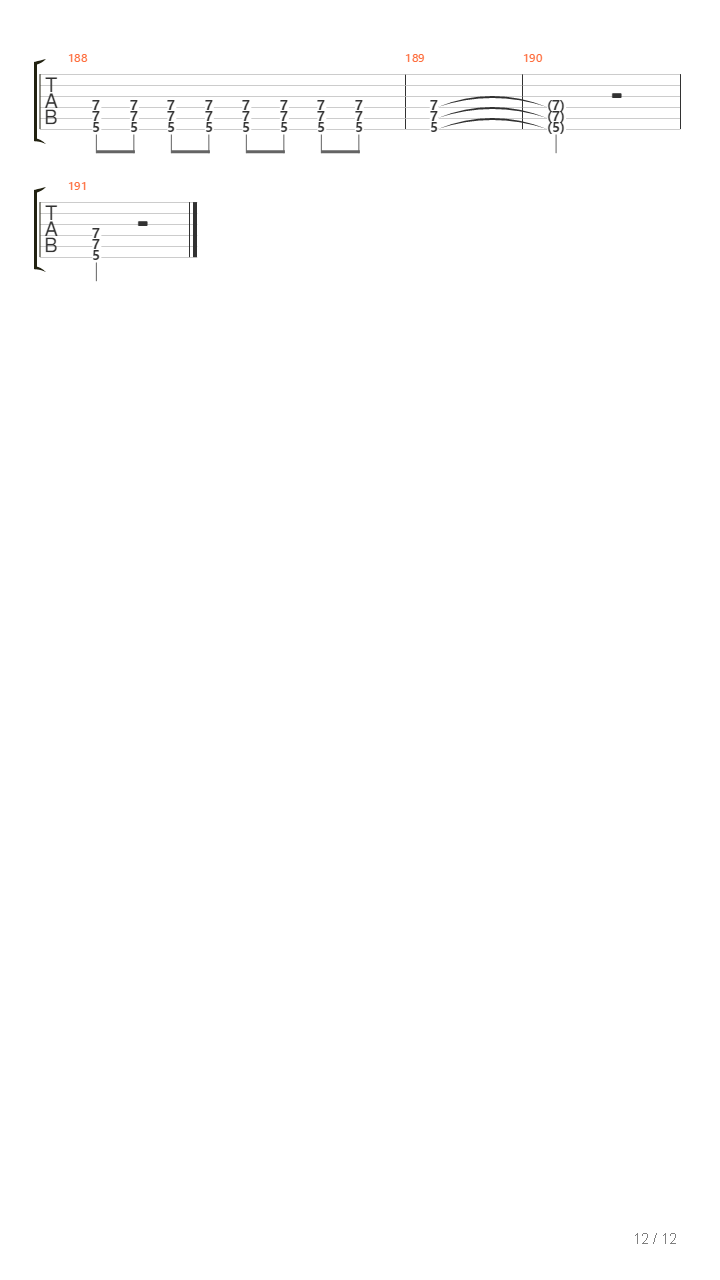 Tu Pars吉他谱