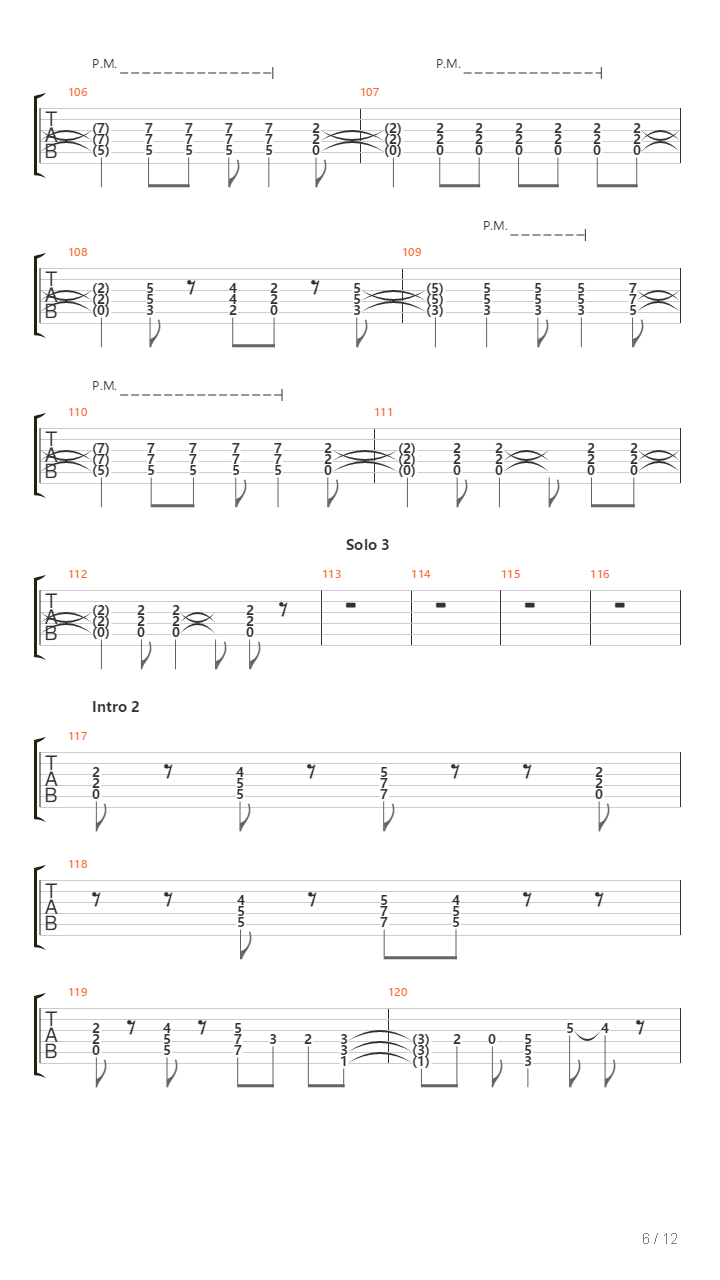 Tu Pars吉他谱