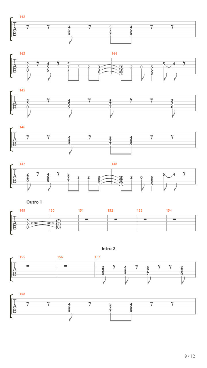 Tu Pars吉他谱