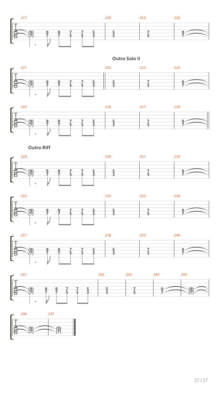 Bridge Of Destiny吉他谱