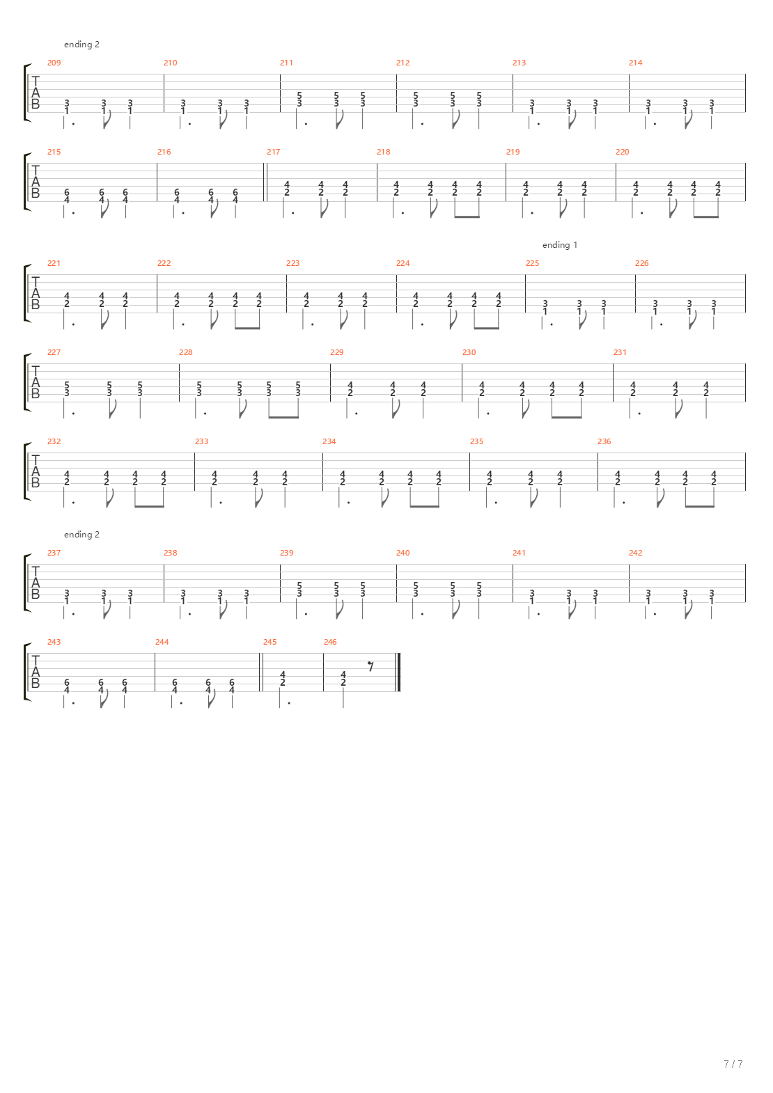 Those Below Who Dwell In Hell吉他谱