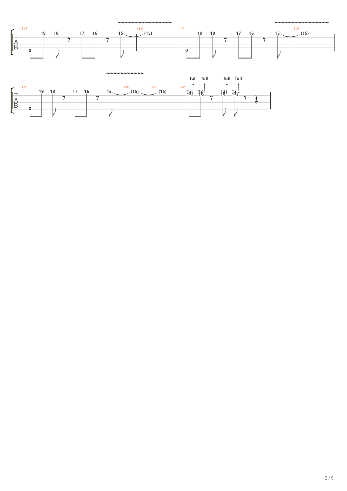 Chosen吉他谱