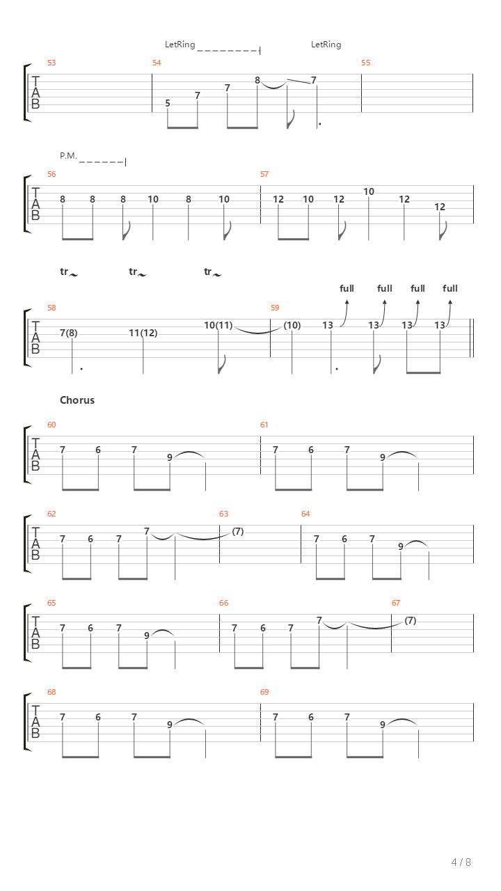 One Last Au Revoir吉他谱