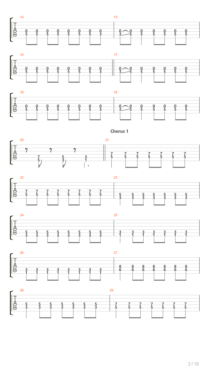 Easter吉他谱