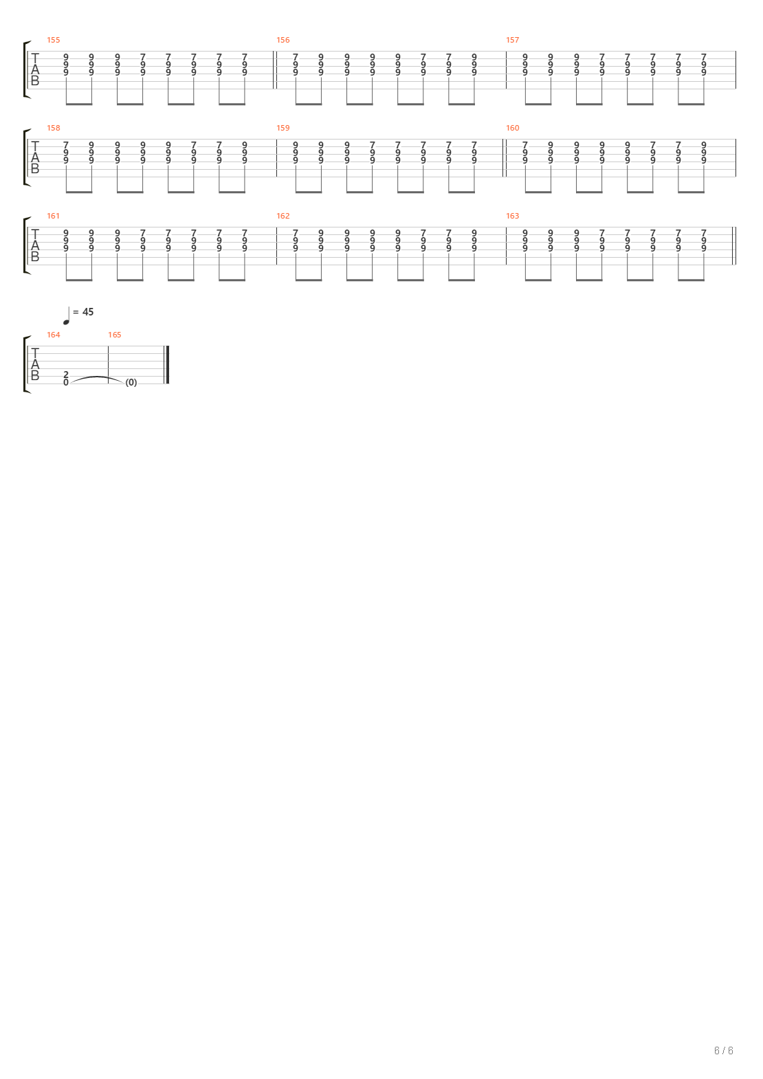 Standard吉他谱