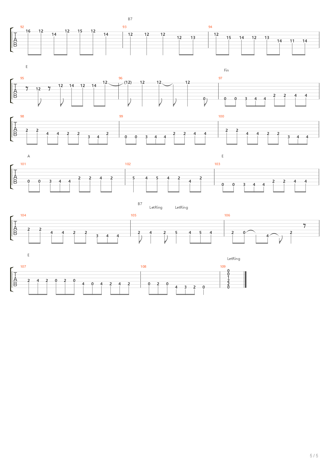 Guitar Boogie吉他谱