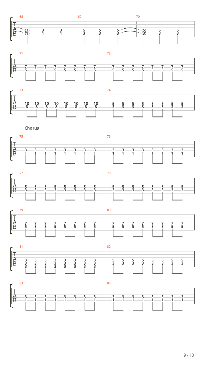 Blinded吉他谱