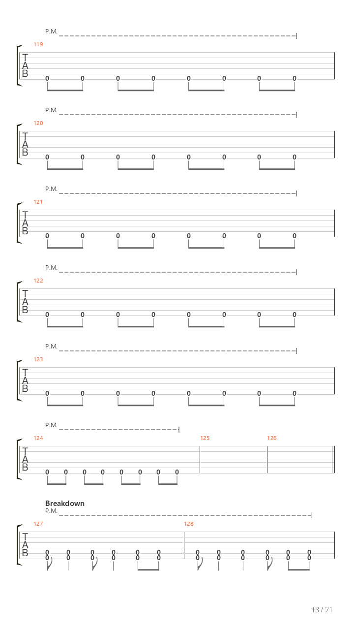 Undertow吉他谱