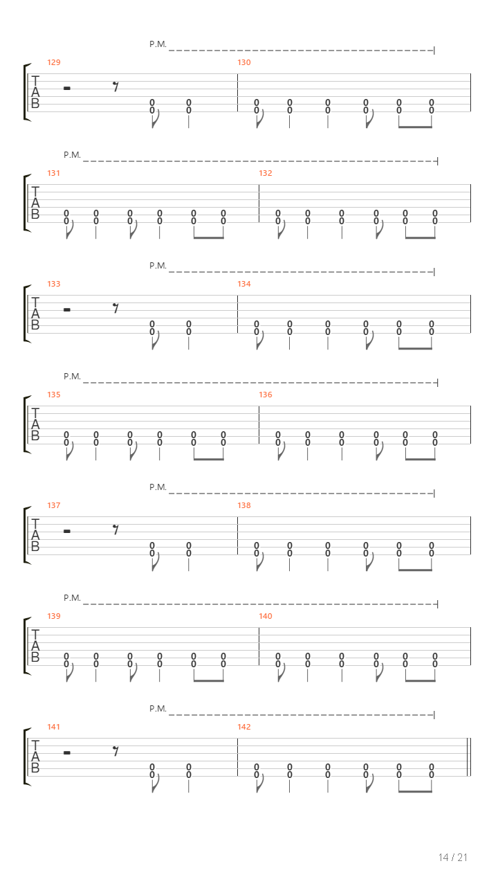 Undertow吉他谱