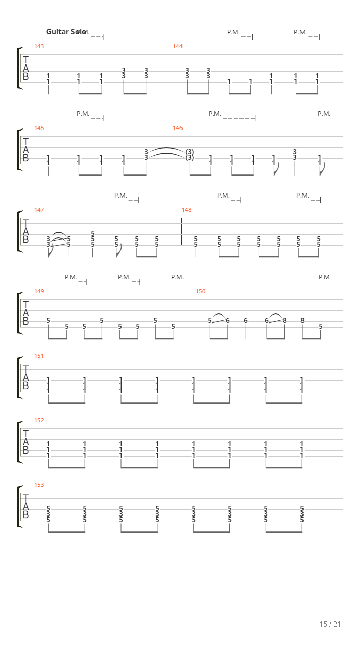 Undertow吉他谱