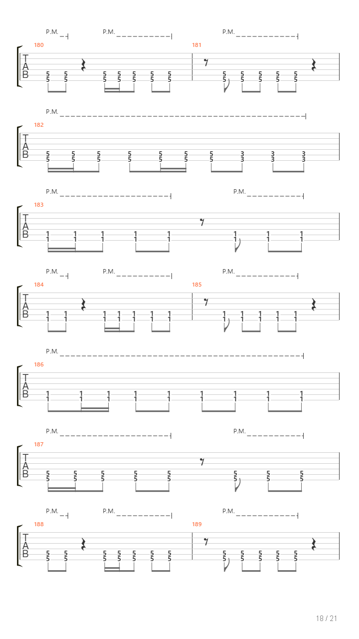 Undertow吉他谱