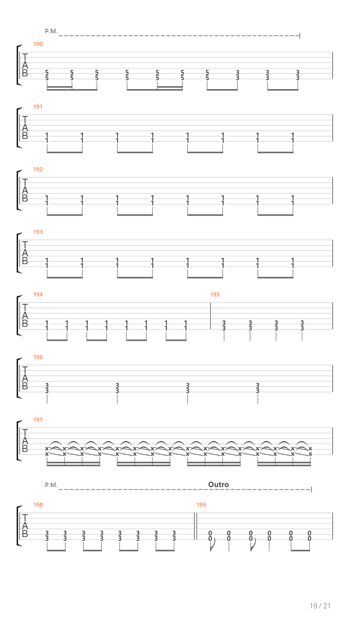 Undertow吉他谱