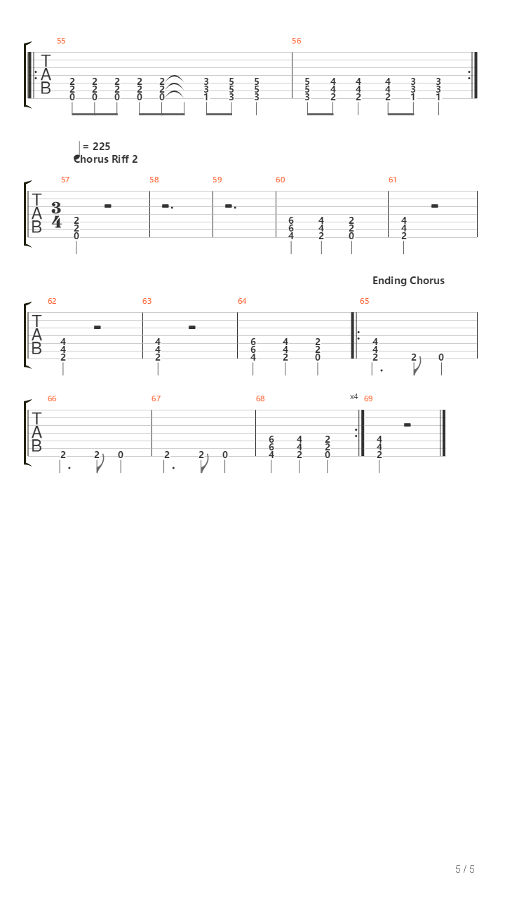 Carnicero吉他谱