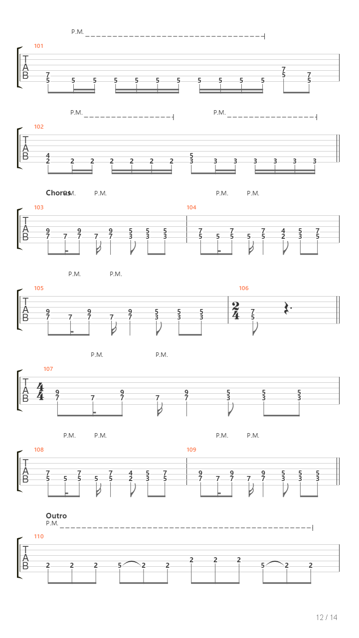 The Hermit吉他谱