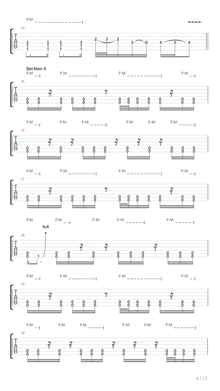 Bloodletter吉他谱