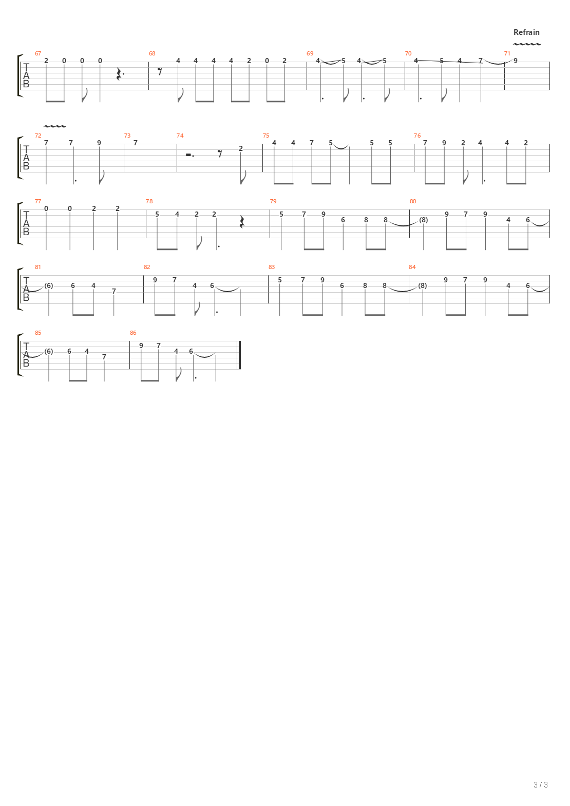 Kings And Queens吉他谱