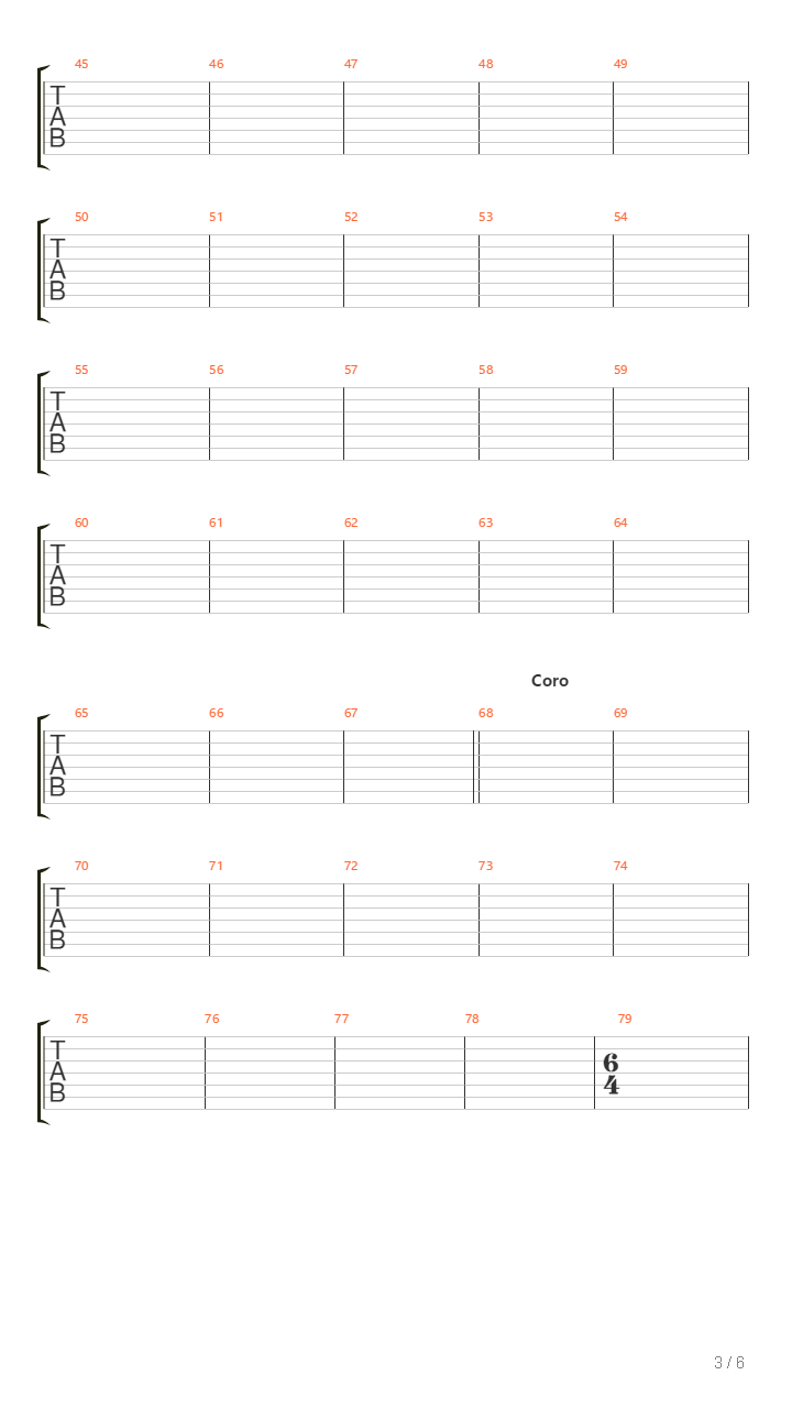 Lucero吉他谱