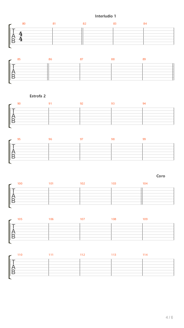 Lucero吉他谱