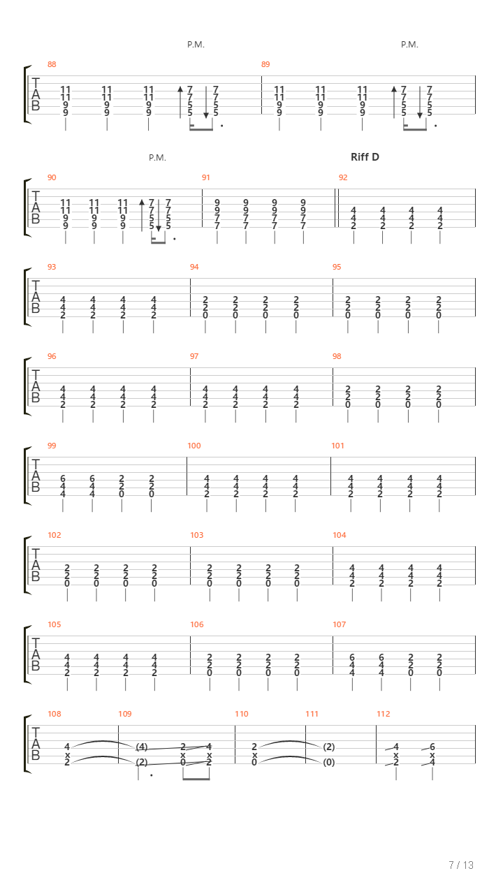 Dziewiatyj Czas吉他谱