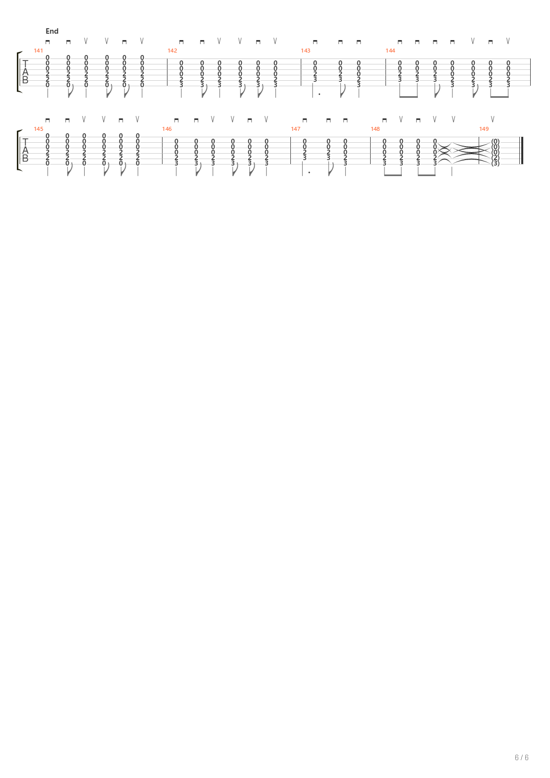 6 Weeks吉他谱