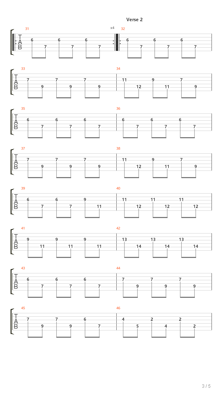 Zebra吉他谱